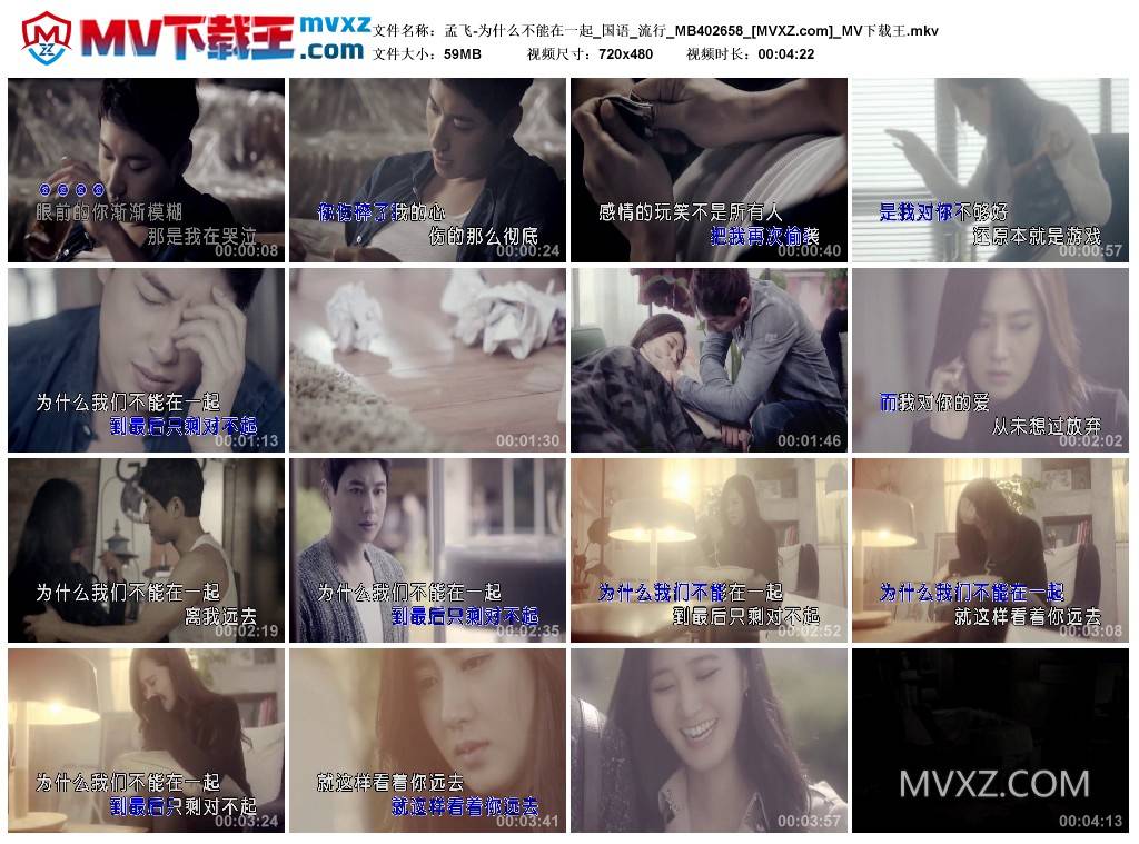 孟飞-为什么不能在一起_国语_流行_MB402658